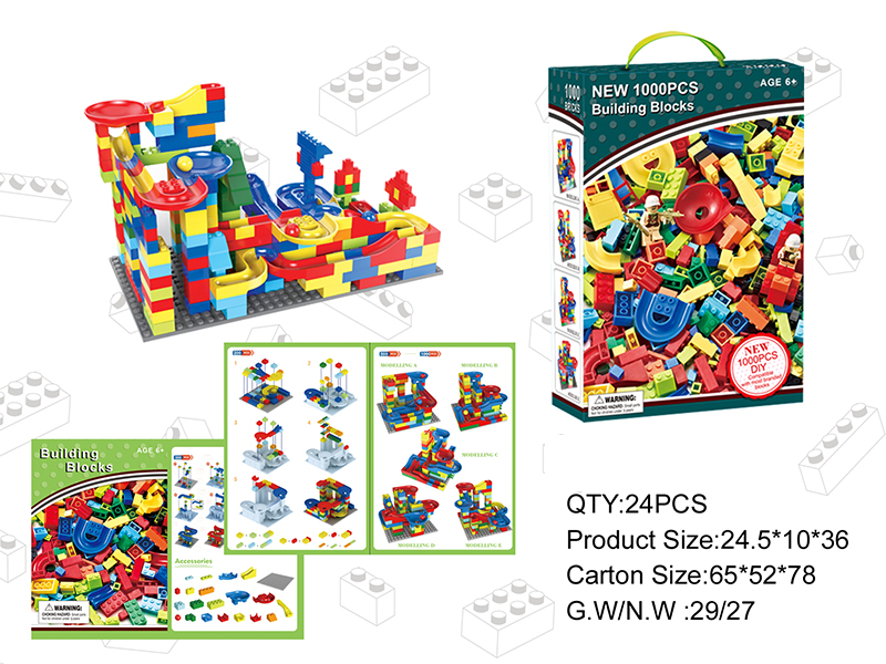 Small Particle Slide Building Blocks 1000pcs