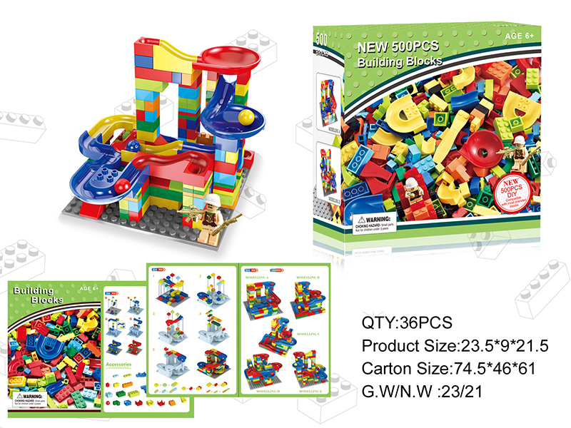 Small Particle Slide Building Blocks 500pcs