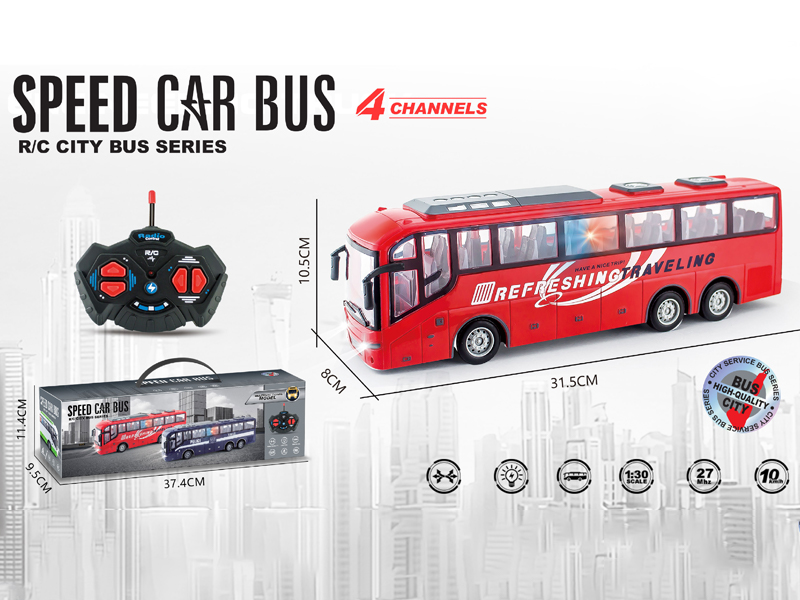 1:30 4CH R/C Bus With Light