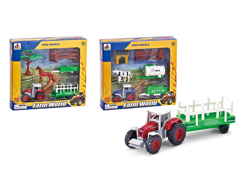 Slide Alloy Farm Trailer Set