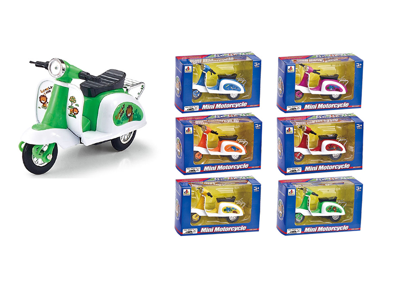Pull Back Alloy Mini Motorcycle