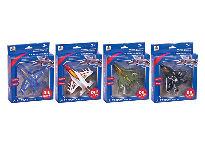 Pull Back Alloy Warplane