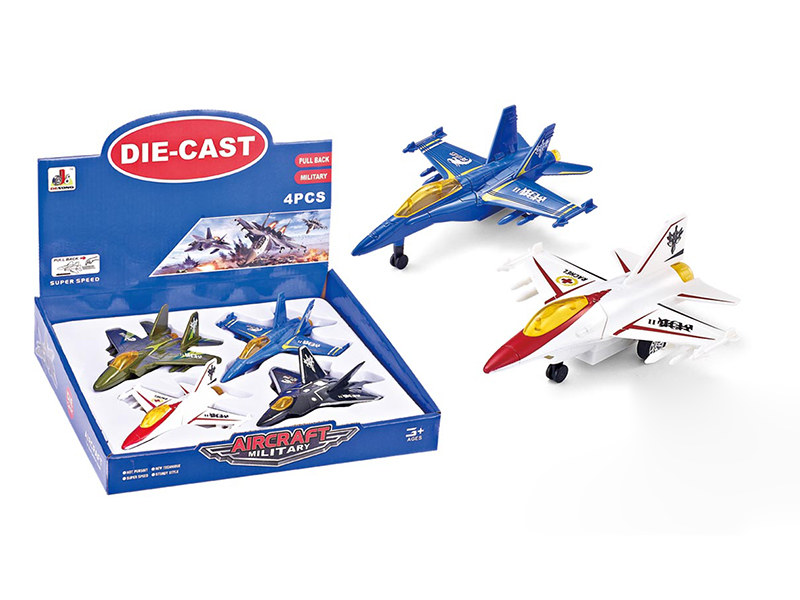 Pull Back Alloy Warplane