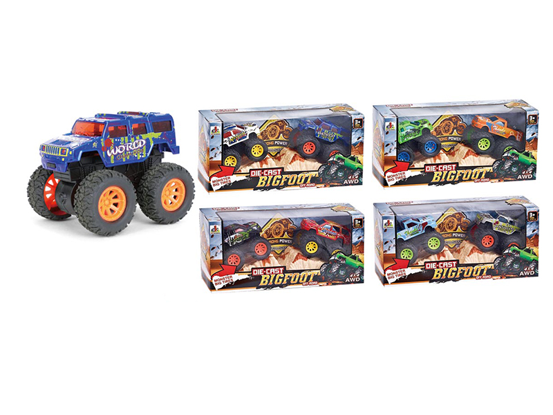 Double Friction Alloy Monster Truck