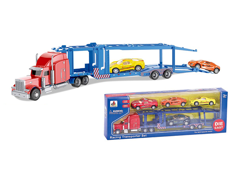 Alloy Racing Transport Truck Set