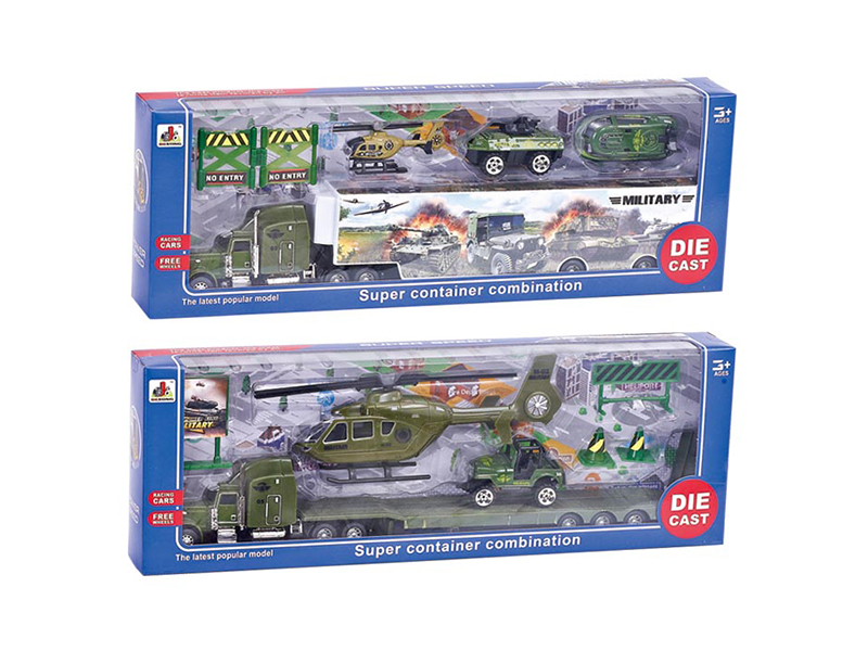 Alloy Container Car/Trailer Military Combination