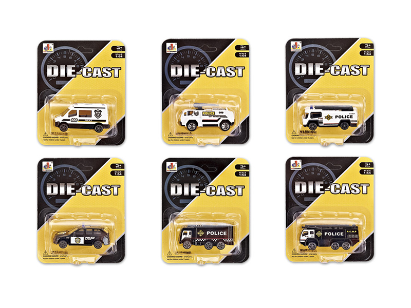 1:64 Alloy Police Cars