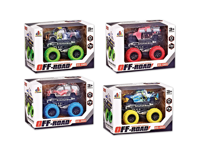 Alloy Friction Crash Monster Truck