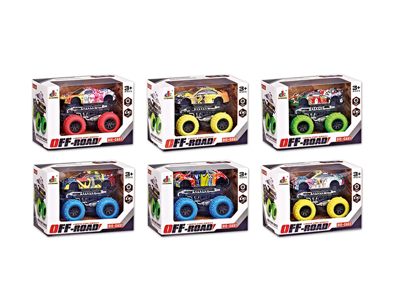 Alloy Friction Crash Monster Truck