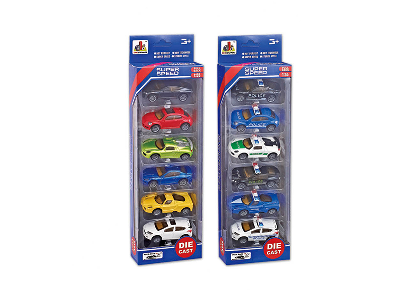 1:55 Alloy Pull Back Cars