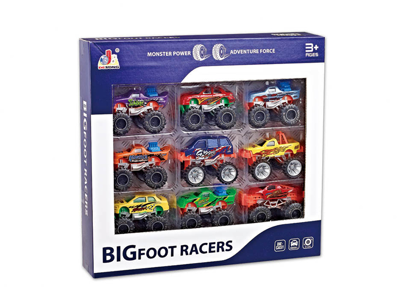 Alloy Monster Truck 9pcs