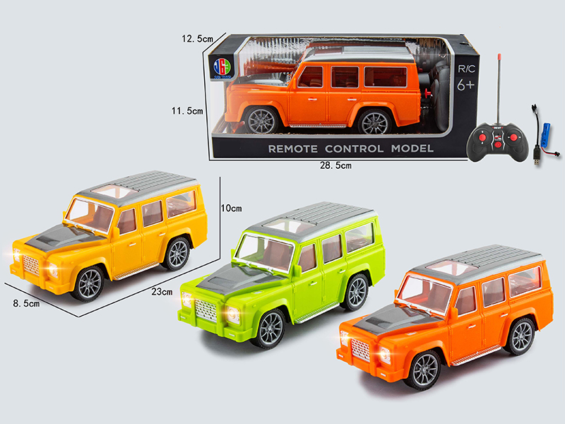 1:18 27Mhz 4-Channel Simulated Land Rover Remote Control Car With Headlight(Included Batteries)