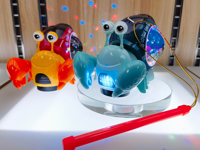 B/O Go And Bump Hermit Crab Lantern Toy(Light And Music,Projection)