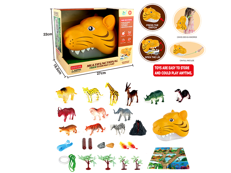 Multifunctional Tiger Storage Case 28PCS