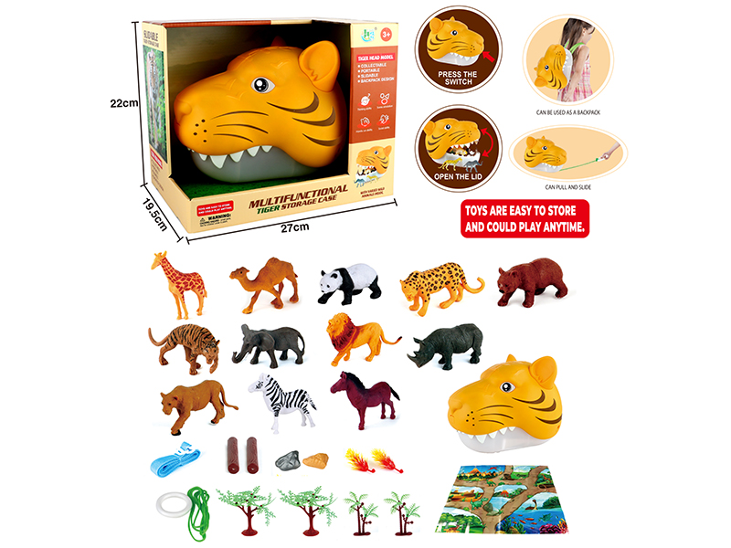 Multifunctional Tiger Storage Case 27PCS