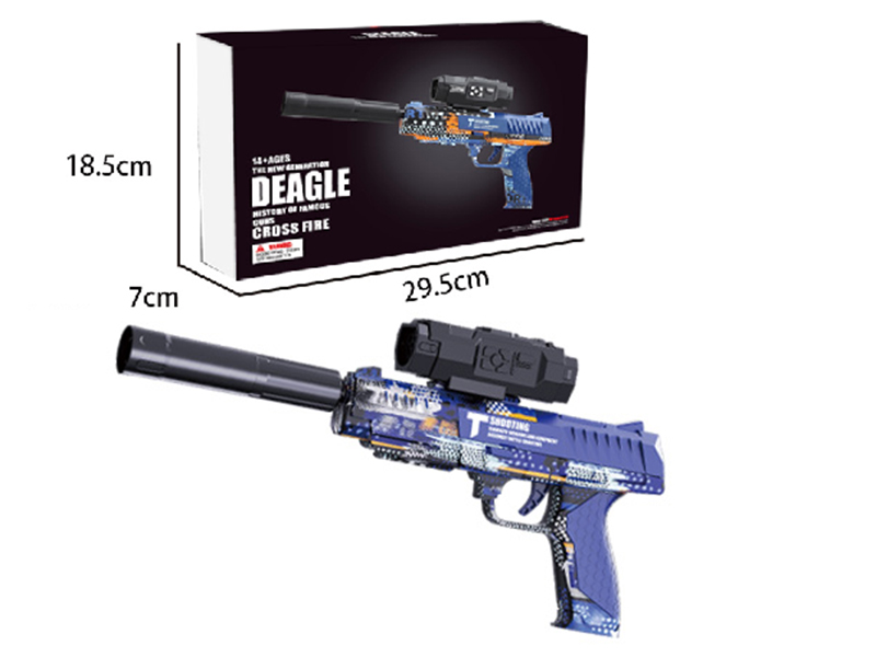 Deagle Water Bullet Gun(Blue Graffiti)