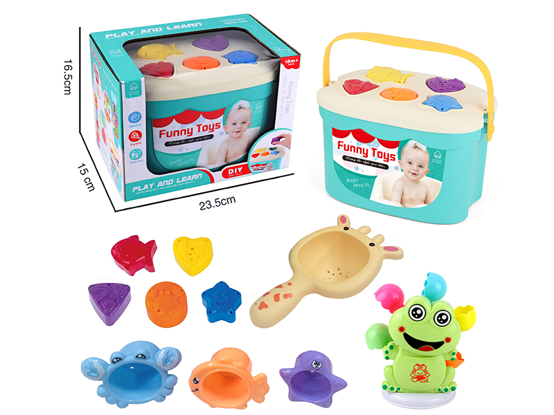 Puzzle Block ShowerStorage Bucket Set