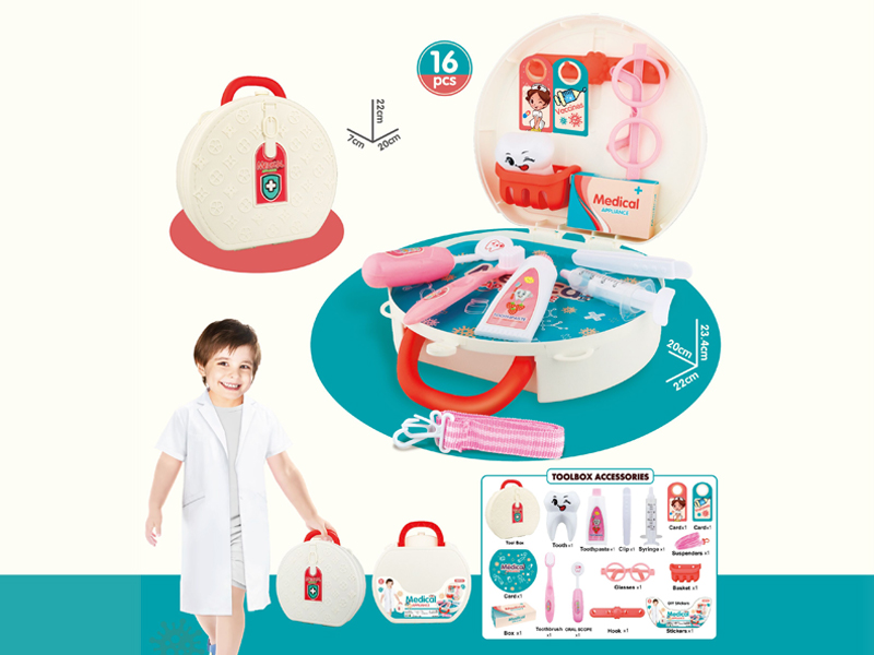 16PCS Doctor Toy Suitcase