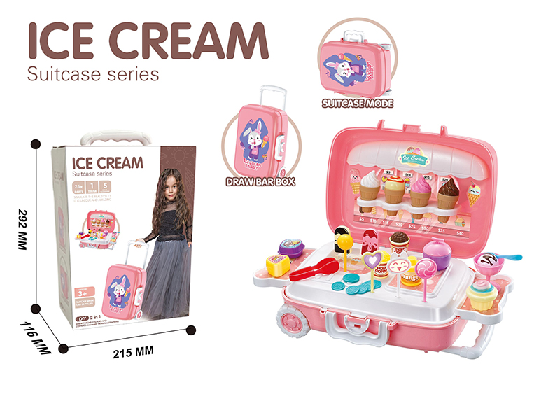 Ice Cream Suitcase Set