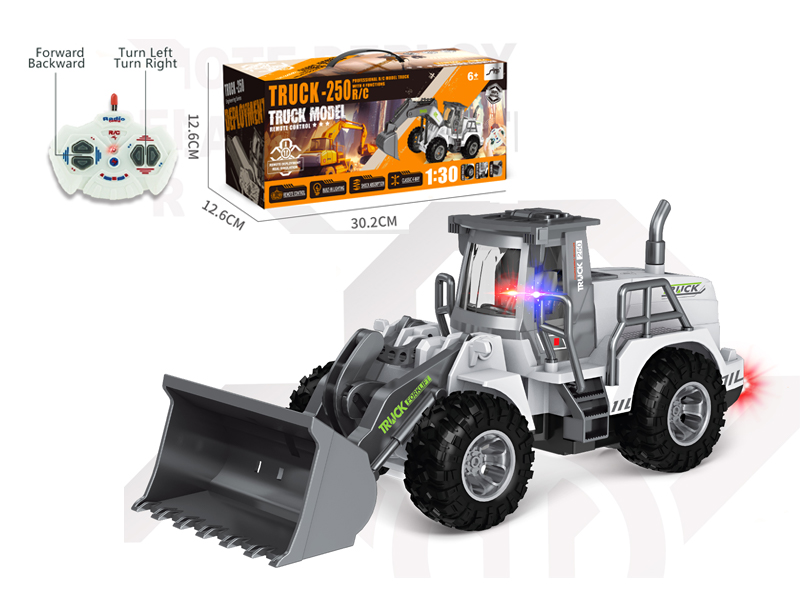 1:30 4CH R/C Flat Arm Push Shovel Construction Vehicle With Light