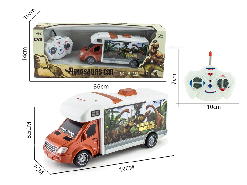 4CH R/C Dinosaur Themed Motor Home With Light