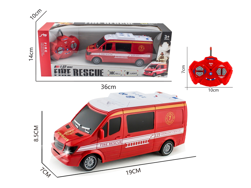 4CH R/C Fire Engine With Light