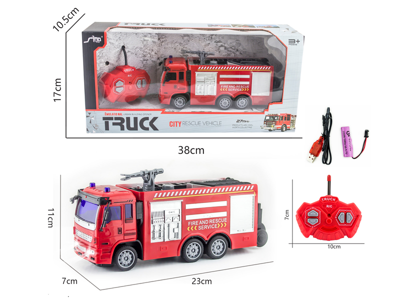 1:30 4CH R/C Fire Engine With Light