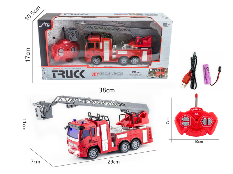 1:30 4CH R/C Fire Engine With Light