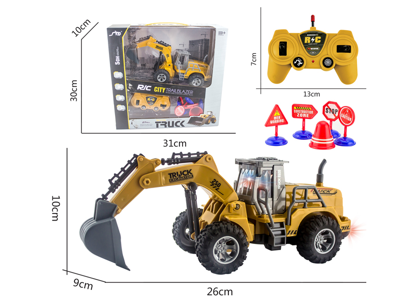 1:30 5CH R/C High Arm Excavation Engineering Vehicle With Light