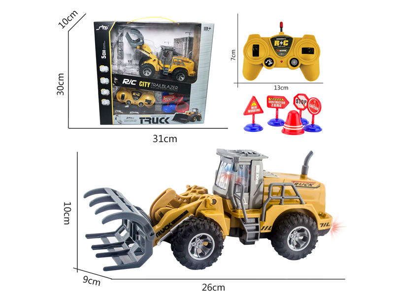 1:30 5CH R/C Flat Arm Transport Engineering Vehicle With Light