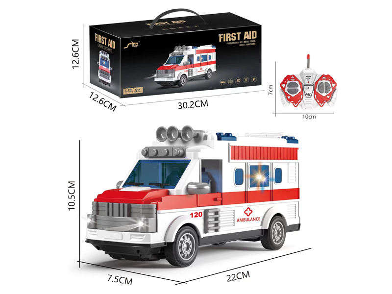 1:30 4CH R/C Ambulance With Light