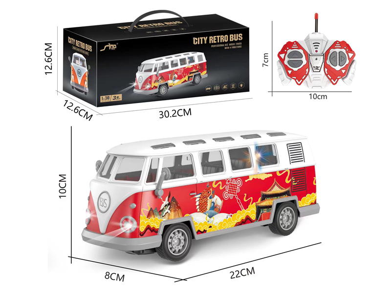 1:30 4CH R/C Bus With Light