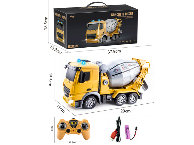 2.4G 1:24 6CH R/C Engineering Vehicle With Light