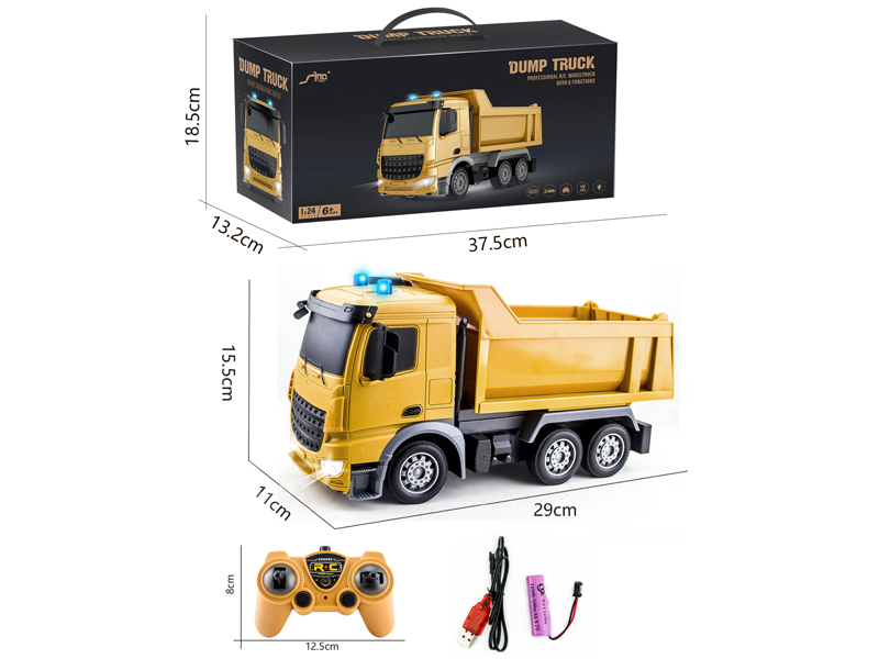 2.4G 1:24 6CH R/C Engineering Vehicle With Light