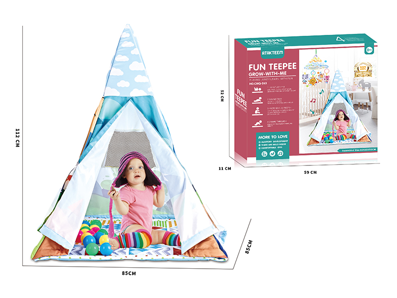 Baby Tent With Music(20 Ocean Balls)