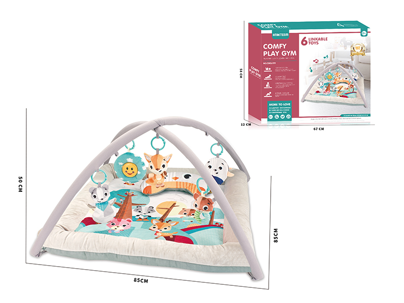 Plush Baby Play Mat With Music