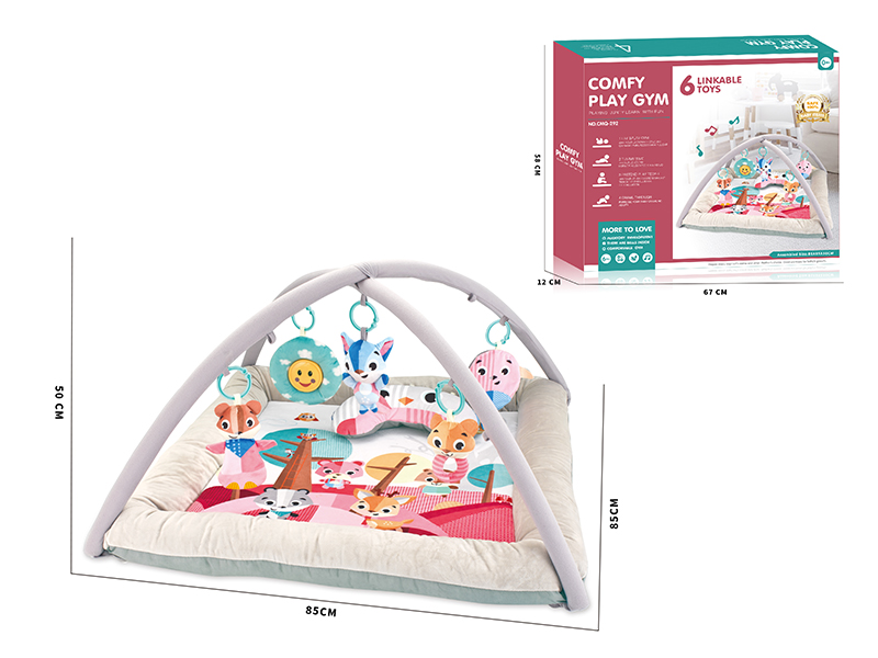 Plush Baby Play Mat With Music