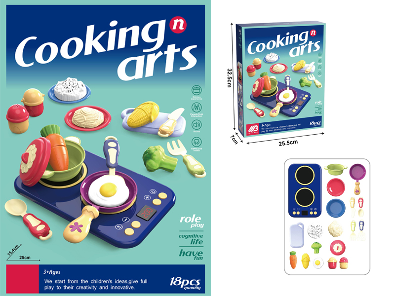18PCS Induction Cooker Tableware Set
