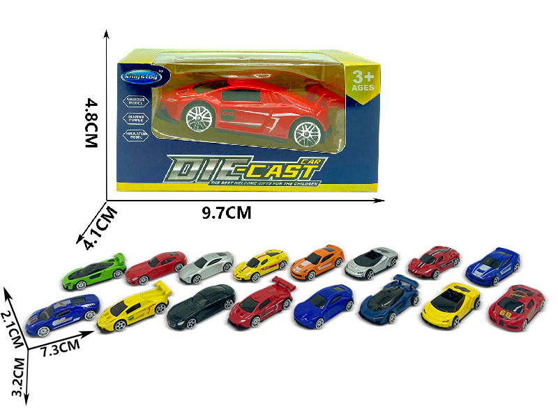 Slide Alloy Simulation Sports Car 1PCS