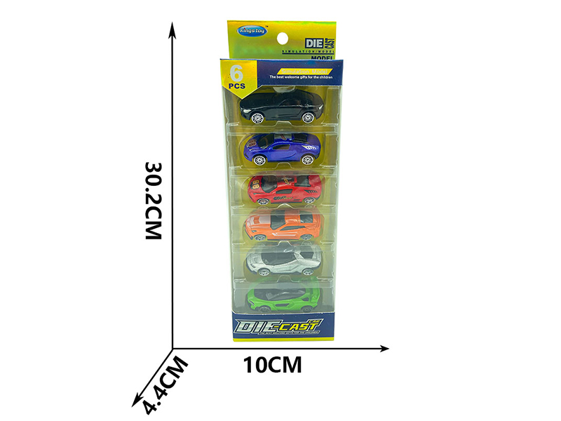 Slide Alloy Simulation Car 6PCS