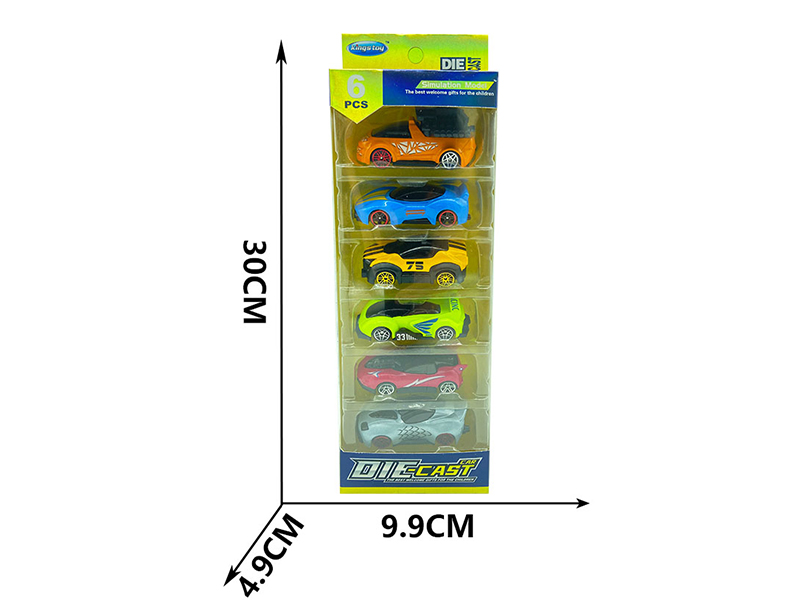 Slide Alloy Simulation Cars 6PCS