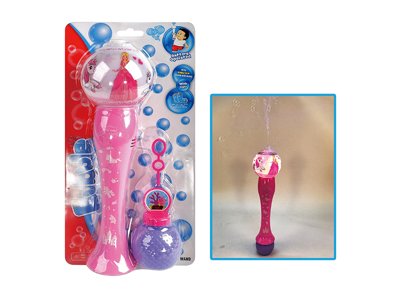 Unicorn Bubble Stick With Lights