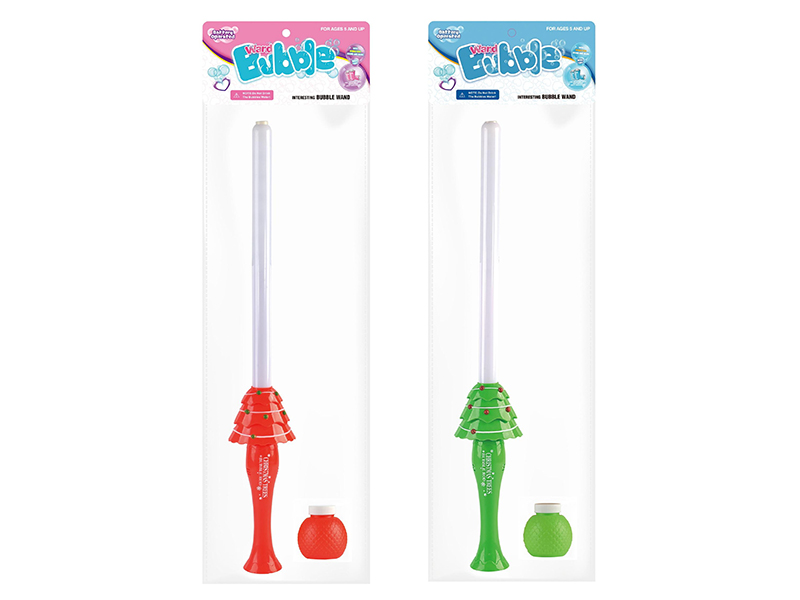 Christmas Tree Bubble Stick