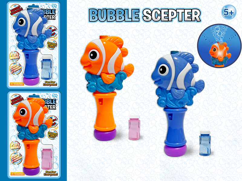 Clownfish Bubble Stick With Lights