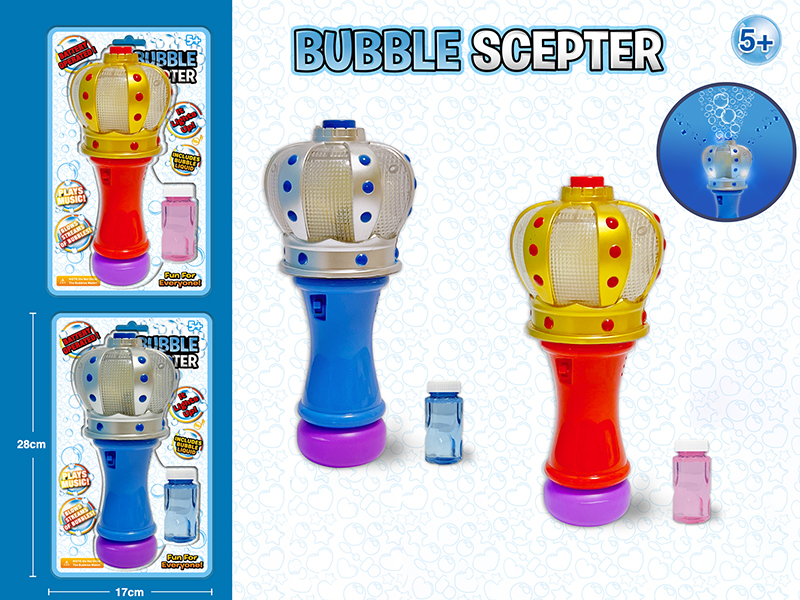 Crown Bubble Wand With Lights