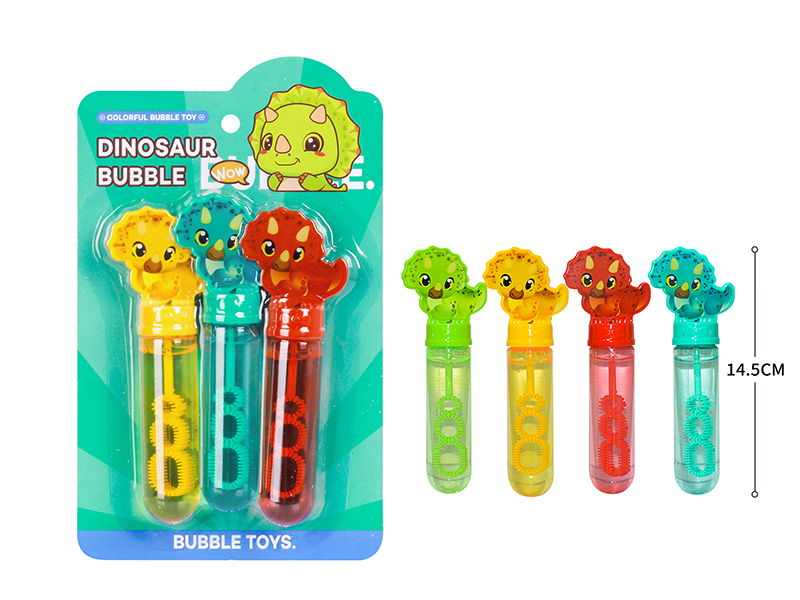 Triceratops Bubble Stick 3PCS