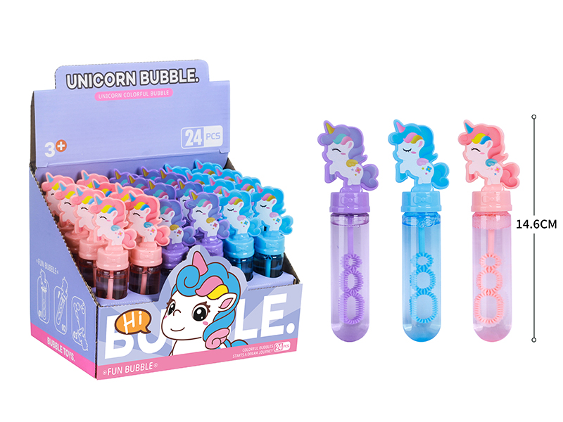Rainbow Pony Bubble Stick 24PCS