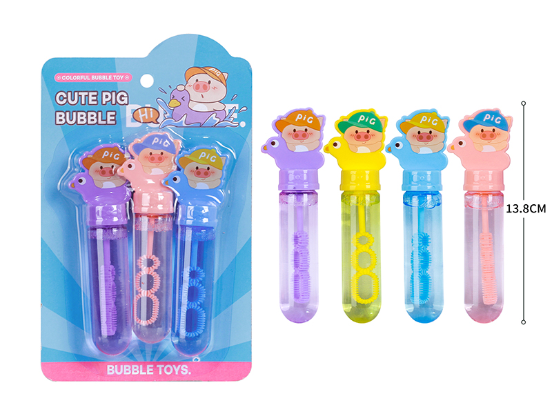 Cute Pig Bubble Stick 3PCS