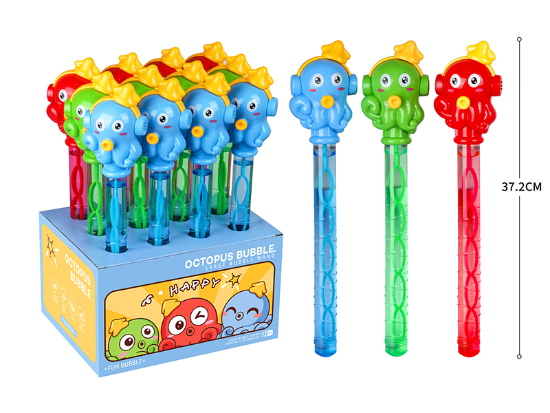 Cartoon Octopus Bubble Stick 12PCS
