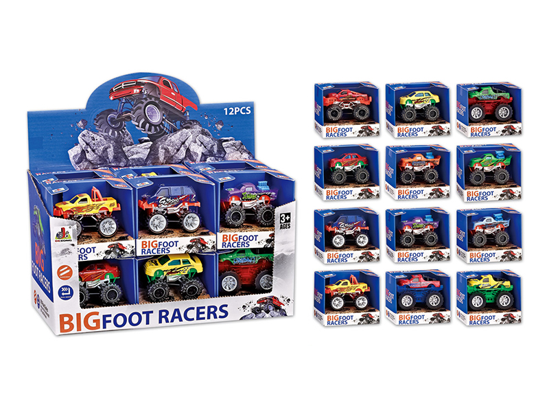 Slide Alloy Monster Car 12PCS